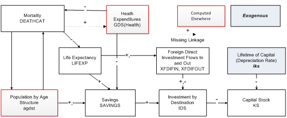 health to capital stock flowchart