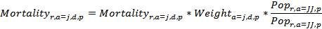 Mortality equation 2