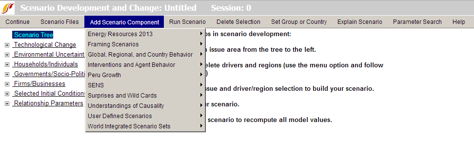 Add Scenario Component